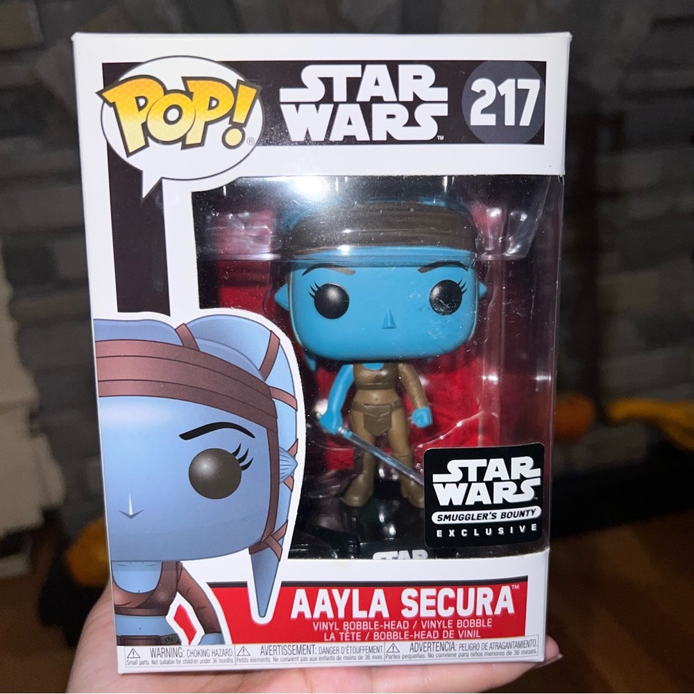 Aayla Secura Star Wars Funko Pop! 217 Smuggler’s Bounty Exclusive